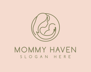 Mommy - Minimalist Mother Care logo design