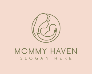 Minimalist Mother Care logo design