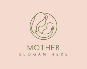 Minimalist Mother Care logo design