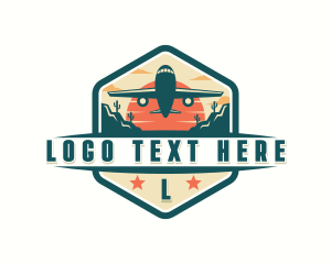 Airplane Travel Tour Vacation Logo