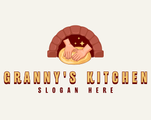 Pizza Dough Oven logo design