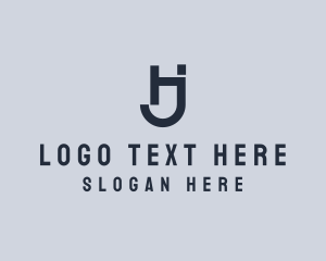 Enterprise - Modern Professional Consulting Letter HJ logo design