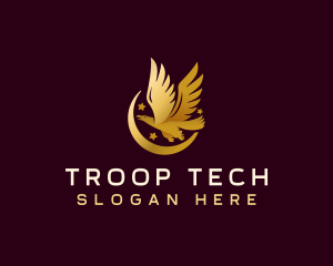 Troop - Eagle Animal Bird logo design