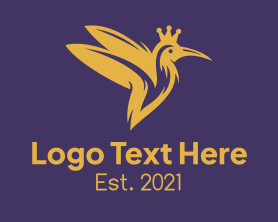Royalty - Golden Royalty Bird logo design