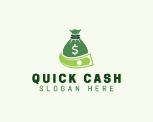 Loan - Dollar Money Bag logo design