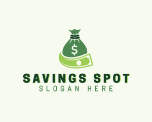 Dollar Money Bag logo design