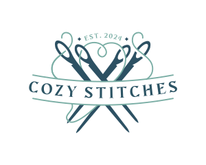 Needle Thread Sewing logo design