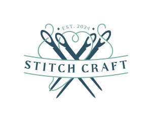 Needle Thread Sewing logo design