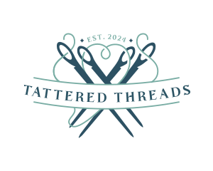 Needle Thread Sewing logo design