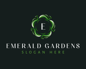 Grass Leaf Natural logo design