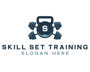 Training - Barbell Kettlebell Training logo design
