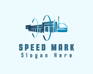 Truck Speed Orbit logo design