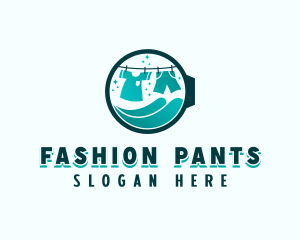 Pants - Laundry Clothes Washing logo design