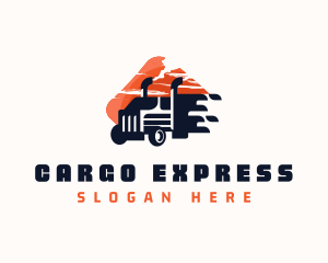 Haulage - Trucking Cargo Haulage logo design