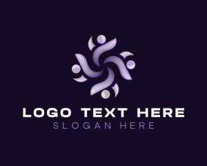 Social - Organization Human Unity logo design