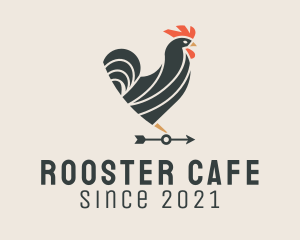 Rooster Weather Vane  logo design