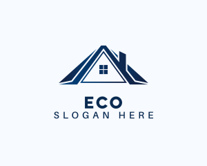 House Roof Contractor Logo