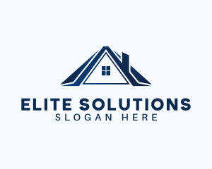 Broker - House Roof Contractor logo design