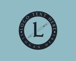 Learning Center - School Writer Author logo design