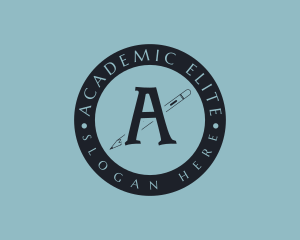 Highschool - School Writer Author logo design