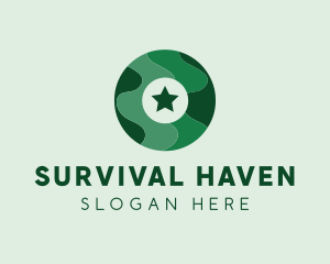 Survival - Military Letter O logo design