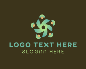 Social Club - Human Group Community logo design