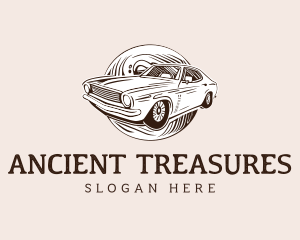 Classic Vintage Retro Car logo design