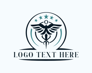 Physician - Star Wings Medical Physician logo design