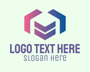 Mobile App - Gradient Construction App logo design