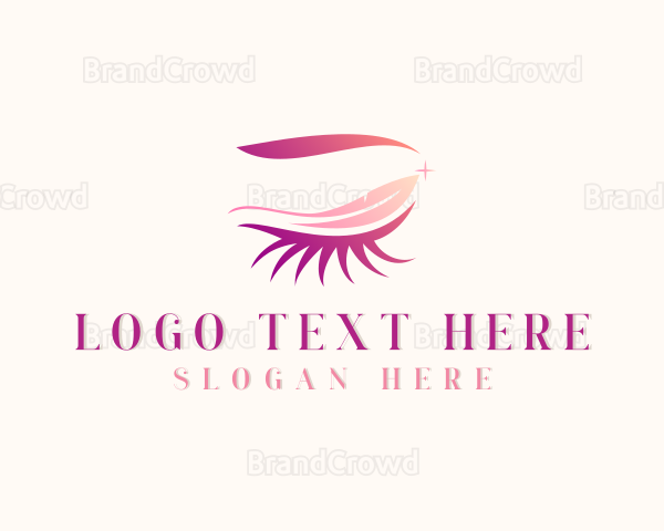 Makeup Artist Eyelashes Logo