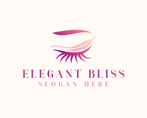 Microblading - Makeup Artist Eyelashes logo design