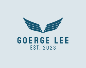 Eagle - Aviation Wings League logo design