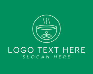 Healthy - Organic Green Tea logo design