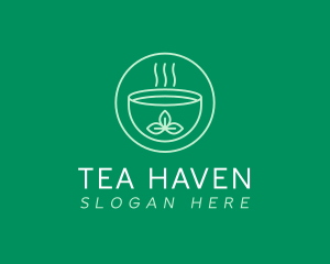 Organic Green Tea logo design