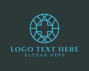 God - Holy Christian Cross logo design