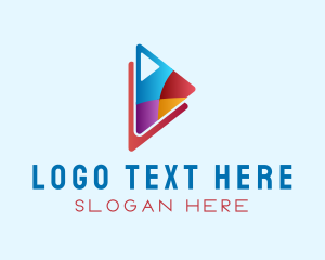 Play Button - Modern Play Button logo design