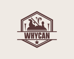 Handyman Carpentry Woodwork Logo
