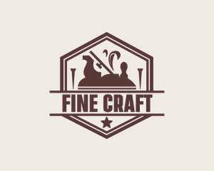 Handyman Carpentry Woodwork logo design