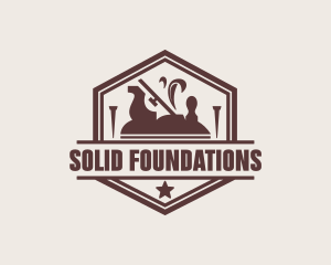 Hand Planer - Handyman Carpentry Woodwork logo design