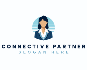 Associate - Professional Business Woman logo design