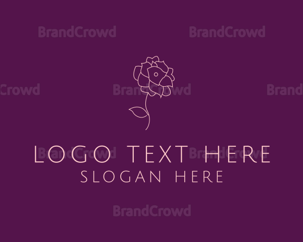 Elegant Blooming Flower Logo