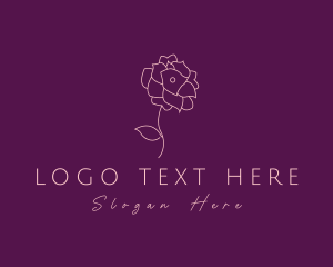 Bath - Elegant Blooming Flower logo design