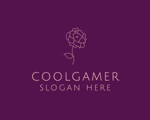 Elegant Blooming Flower logo design