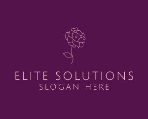Treatment - Elegant Blooming Flower logo design