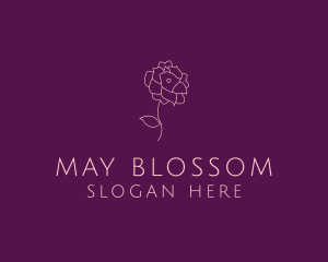 Elegant Flower Plant logo design