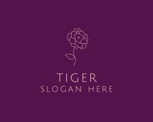 Elegant Blooming Flower logo design