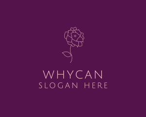 Elegant Blooming Flower logo design