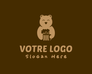 Bear Beer Mug Logo