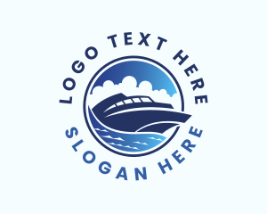Cruise - Yacht Ocean Travel logo design