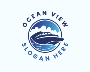 Yacht Ocean Travel logo design